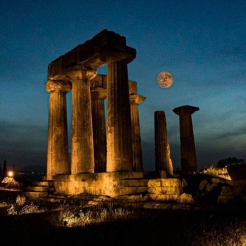 Aνεξάρτητη Παραδοσιακή Πέτρινη Κατοικία Corinth Exterior foto